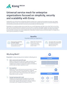 Service Mesh with Envoy Infographic