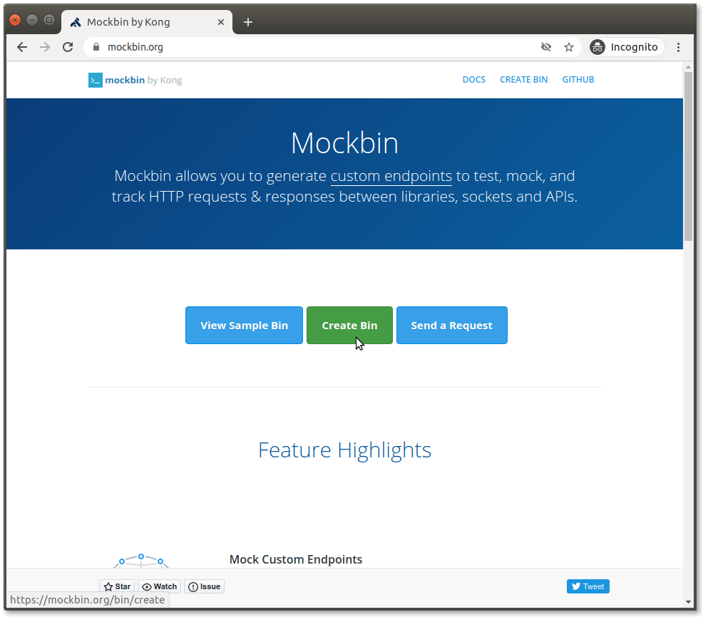 mockbin-website