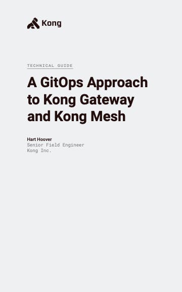 Introduction image for A GitOps Approach to Kong Gateway and Kong Mesh