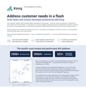 Kong Solution Overview