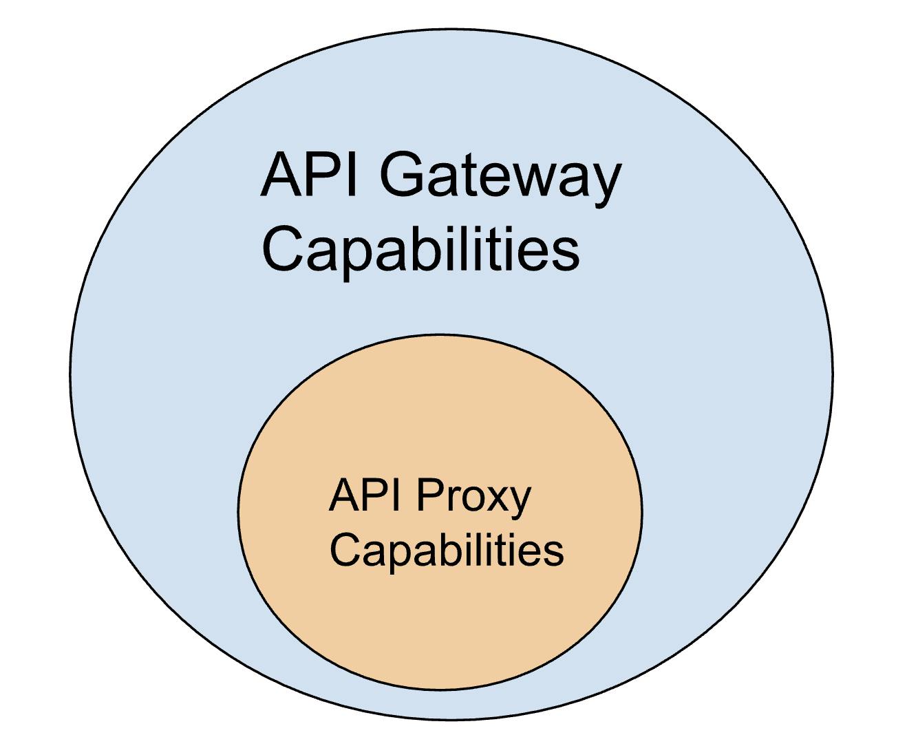 API gateway vs API proxy capabilities